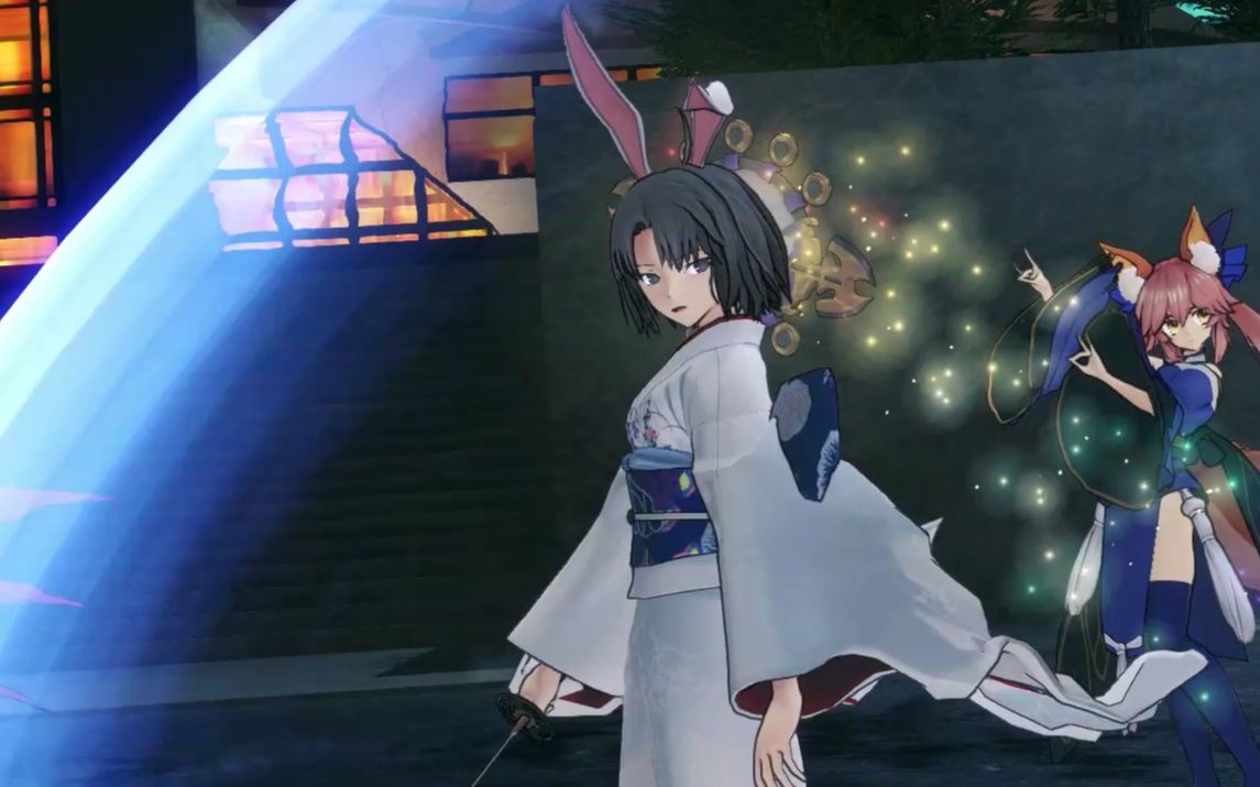 活动作品fgo街机灵衣兔耳两仪式x北斋pvp