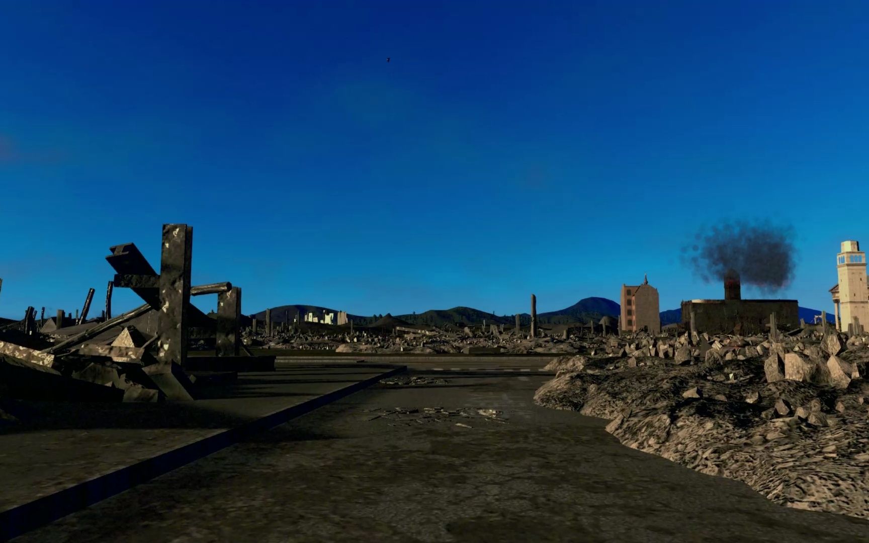 【都市天际线】荒凉的废墟上,人们挣扎着求生