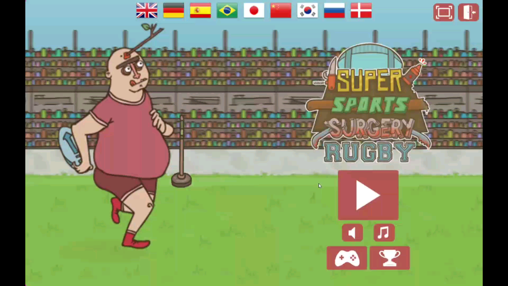 沙雕恶搞小游戏《super sports surgery》(略恶心警告)