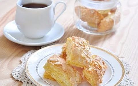 【中文字幕】杏仁千层酥 | almond Puff Pastry.哔哩哔哩bilibili