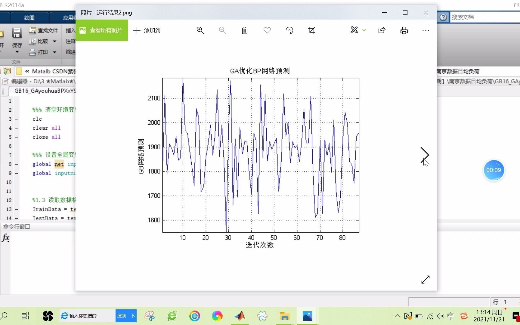 【电力负荷预测】基于matlab遗传算法优化BP神经网络电力负荷预测【含Matlab源码 1523期】哔哩哔哩bilibili