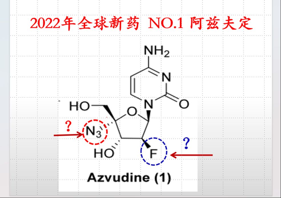 阿兹夫定Azvudine有机合成2022全球新药系列NO.1哔哩哔哩bilibili