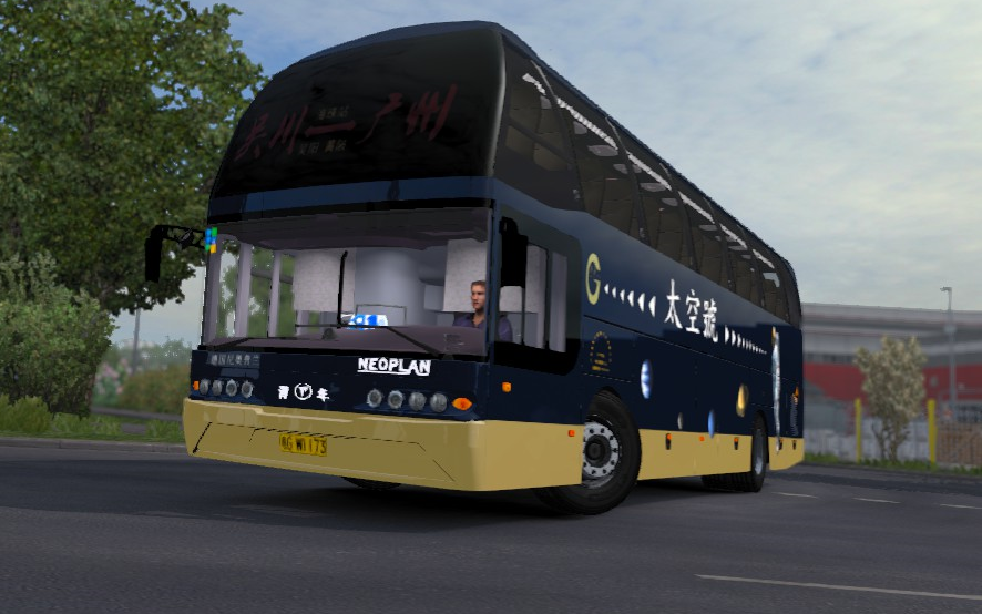 欧洲卡车模拟2:新mod青年尼奥普兰客车预告!