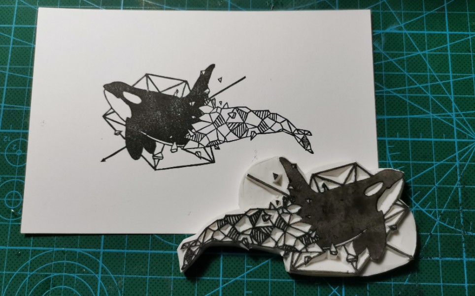 【橡皮章】鲸鱼