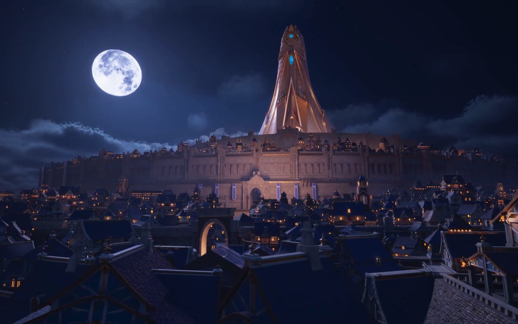 神印王座【场景pv】皓月城展示:征途的起点!