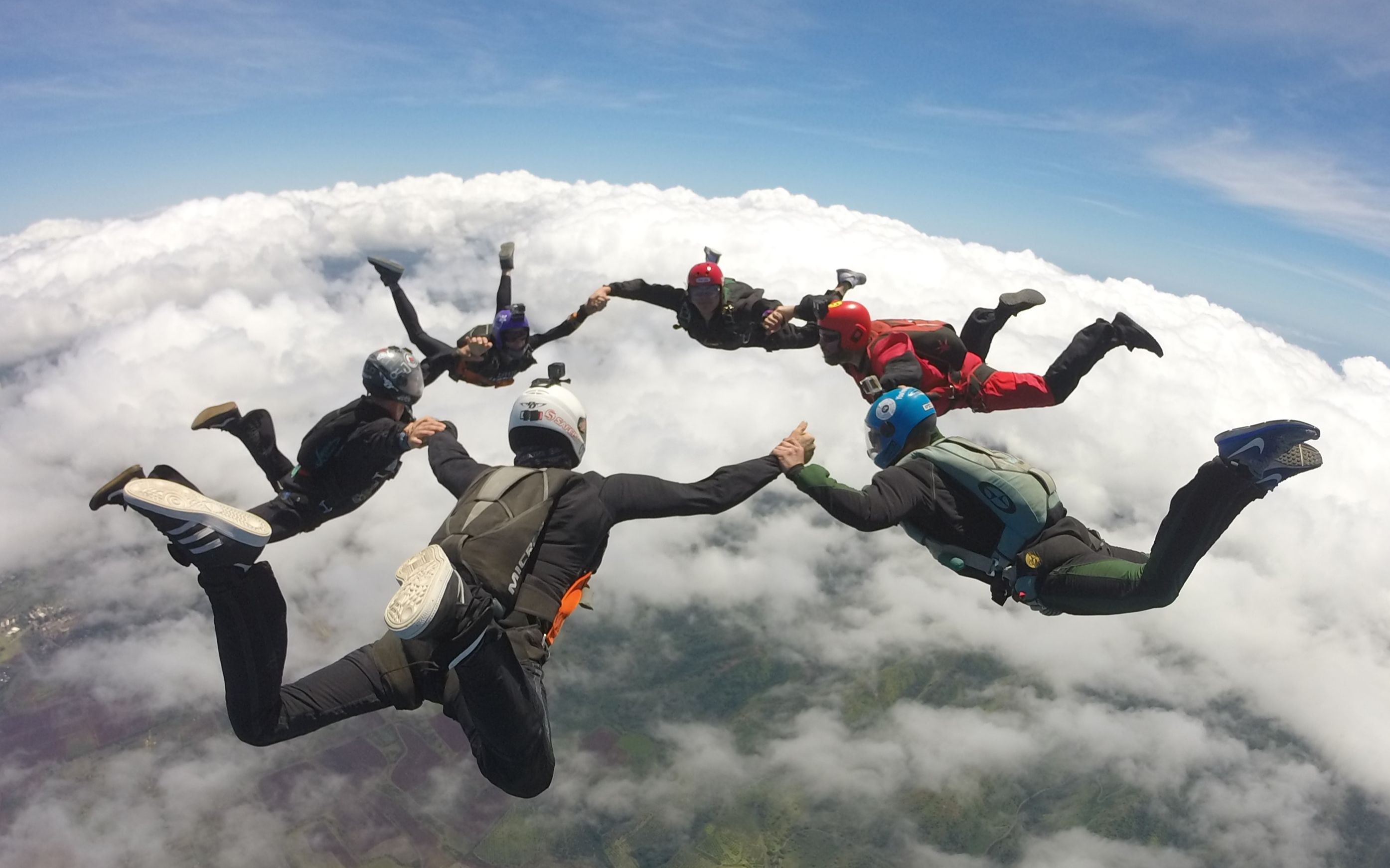 跳伞在夏威夷pacificskydiving的日子