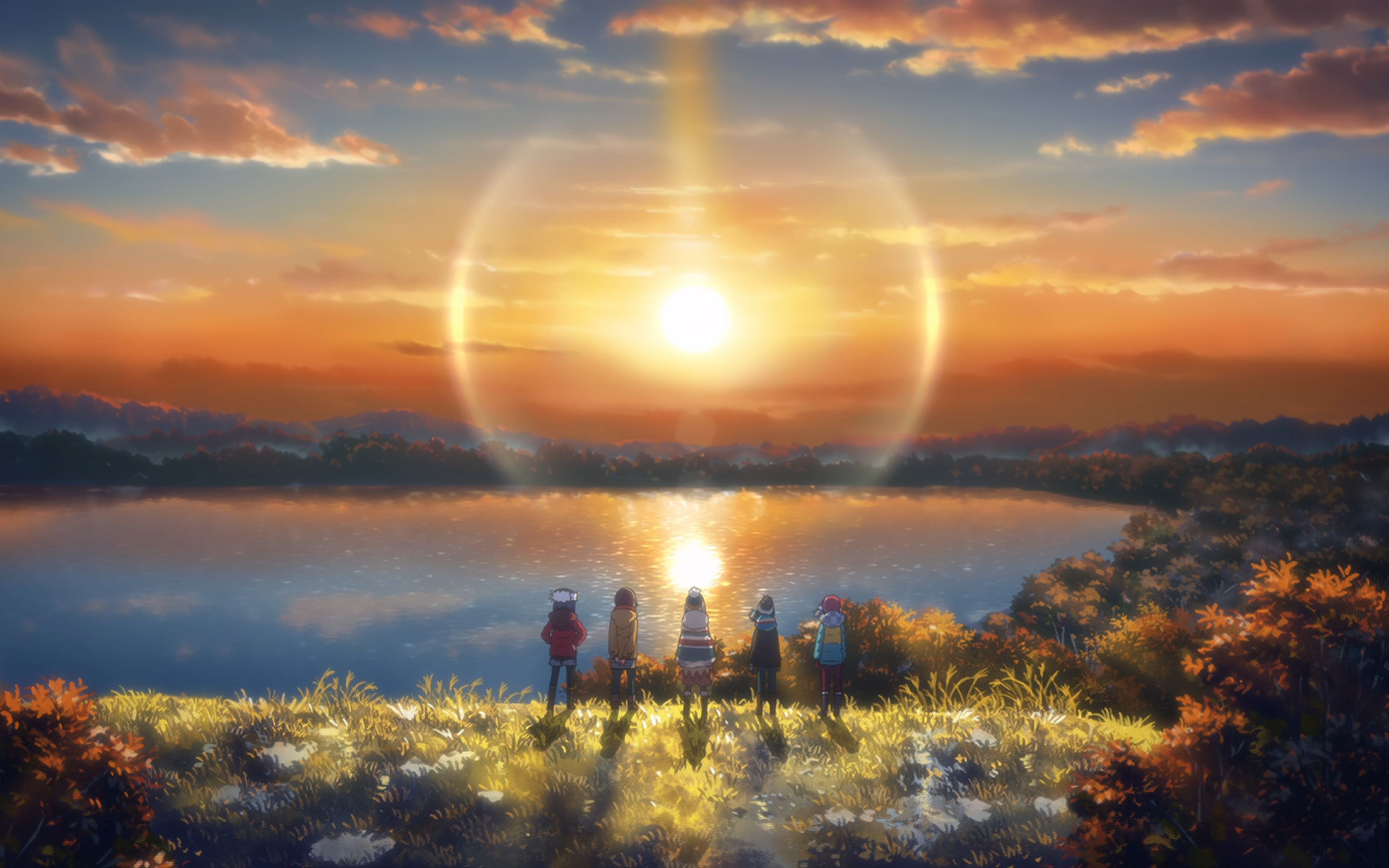 【4k-x265压制测试】yuru camp nced 摇曳露营片尾曲