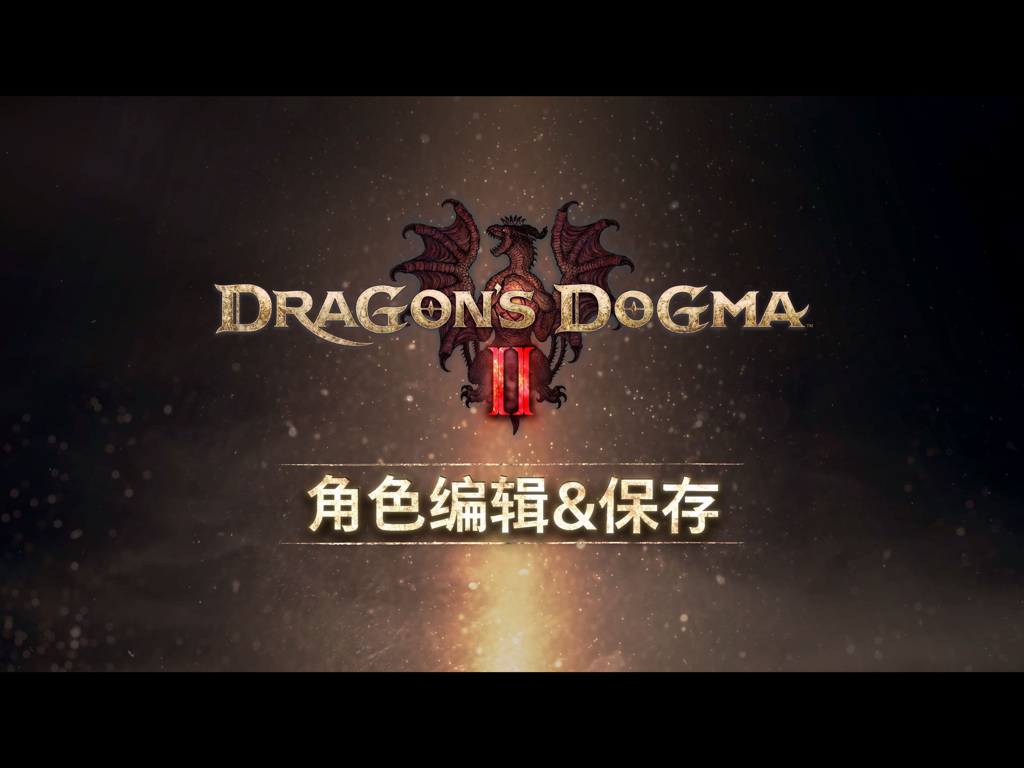 "dragons dogma 2 角色编辑&保存"现已发布!