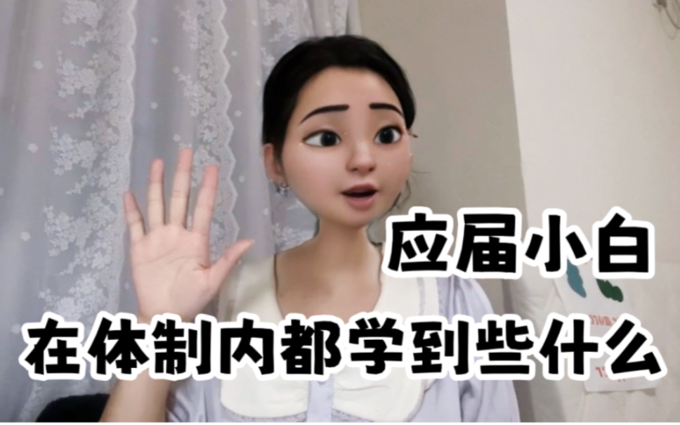 职场小白|应届小白在体制内学到些什么?|新人必看码住哔哩哔哩bilibili