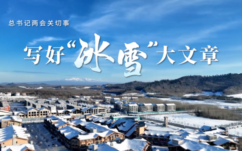 总书记两会关切事|写好“冰雪”大文章(新华社)哔哩哔哩bilibili