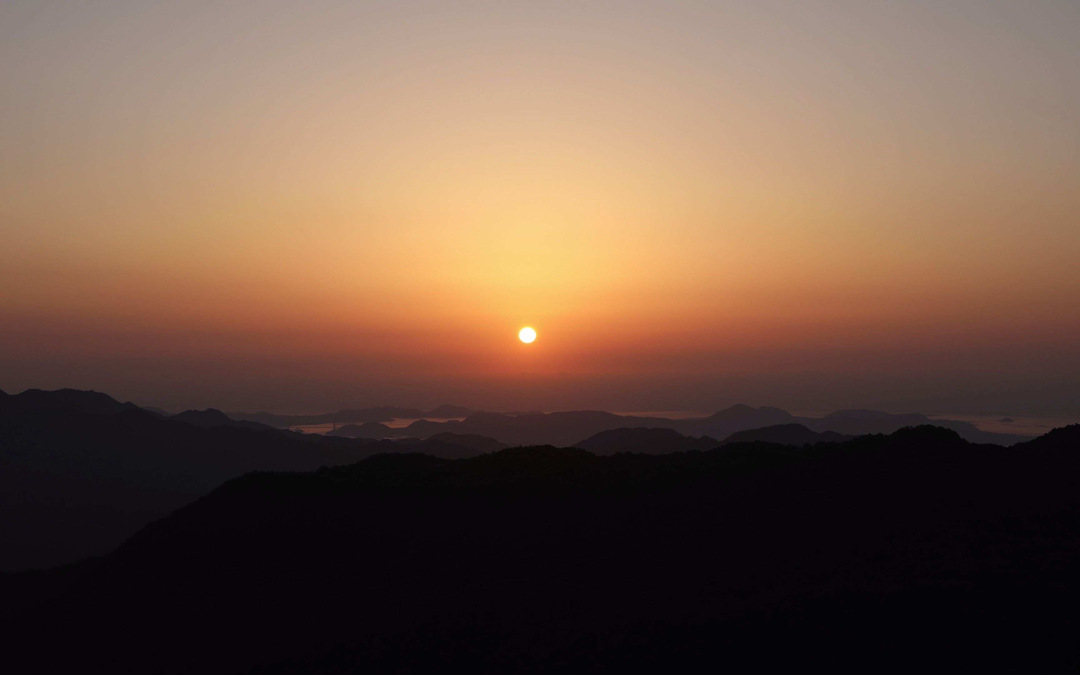 日出大山美景图片图片