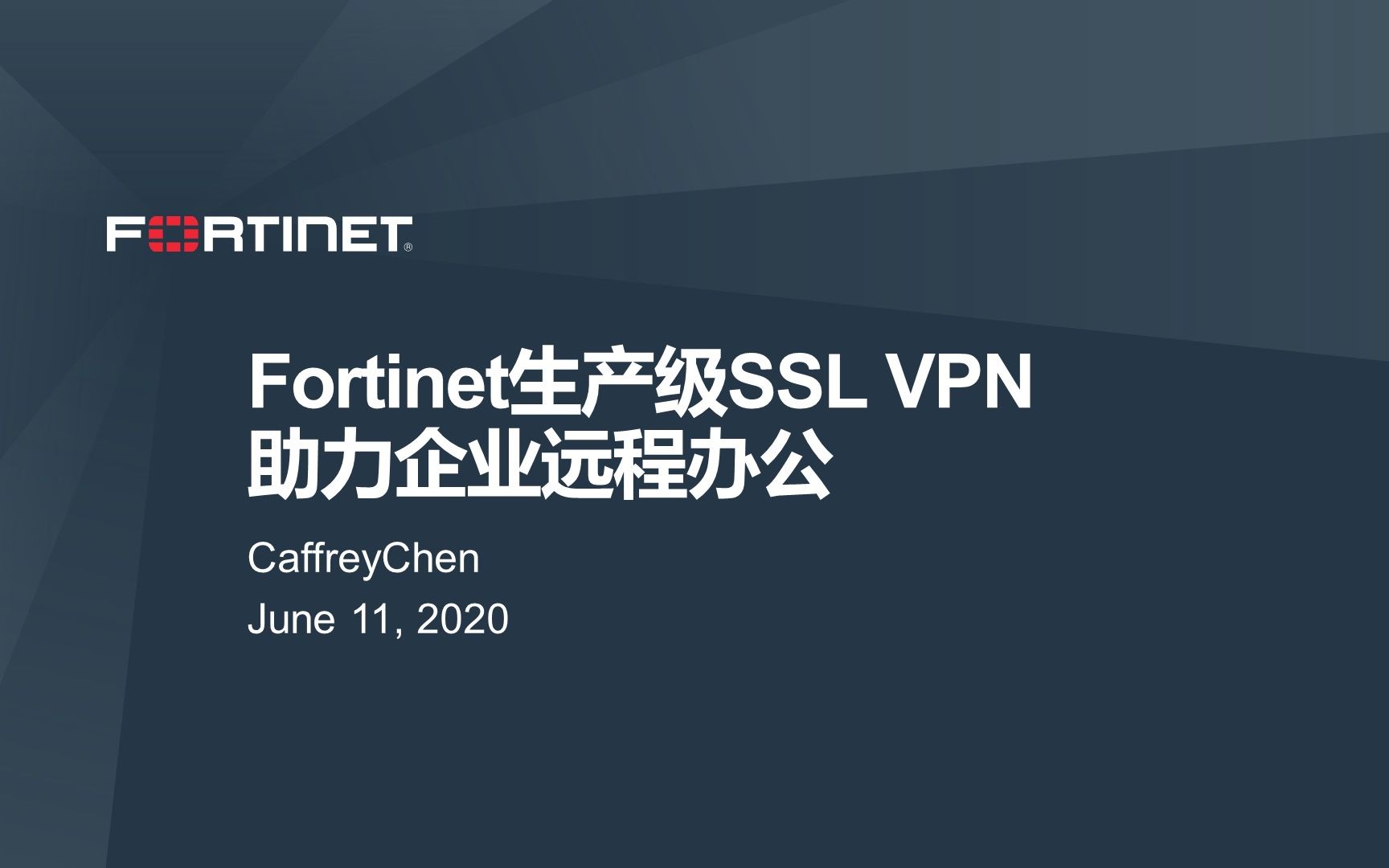 Fortinet生产级SSL VPN助力企业远程办公哔哩哔哩bilibili