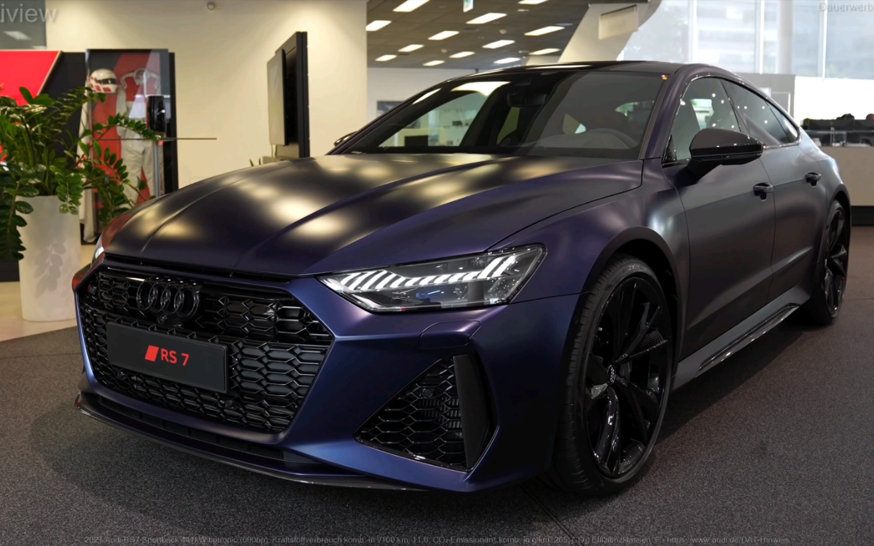 《4k》2021奥迪 rs7,最美性能四门轿跑,外观 内饰