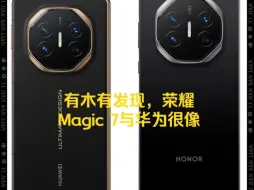 Download Video: 即将发布的荣耀Magic 7外观被曝光，怎么和华子这么像啊