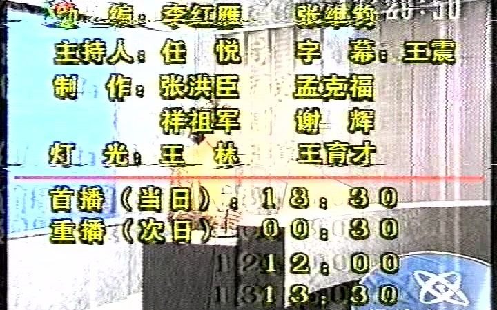 19950508 经济信息联播 任悦主播+许国璋电视英语片头哔哩哔哩bilibili