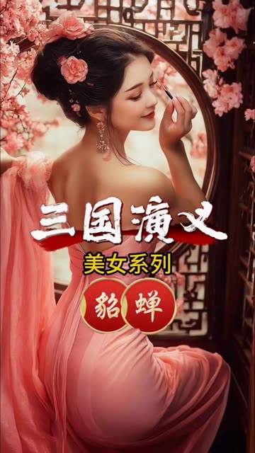 《三国演义》美女系列一貂蝉,中国四美之一,本为王允歌姬,能歌擅舞,被