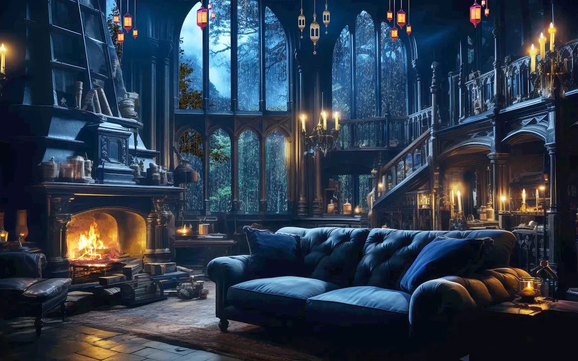 【白噪音】3小时丨吸血鬼的古堡 - 邀请你进来避雨