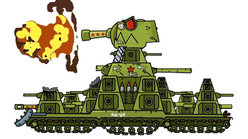 自制坦克动画:kv44vskv44:02