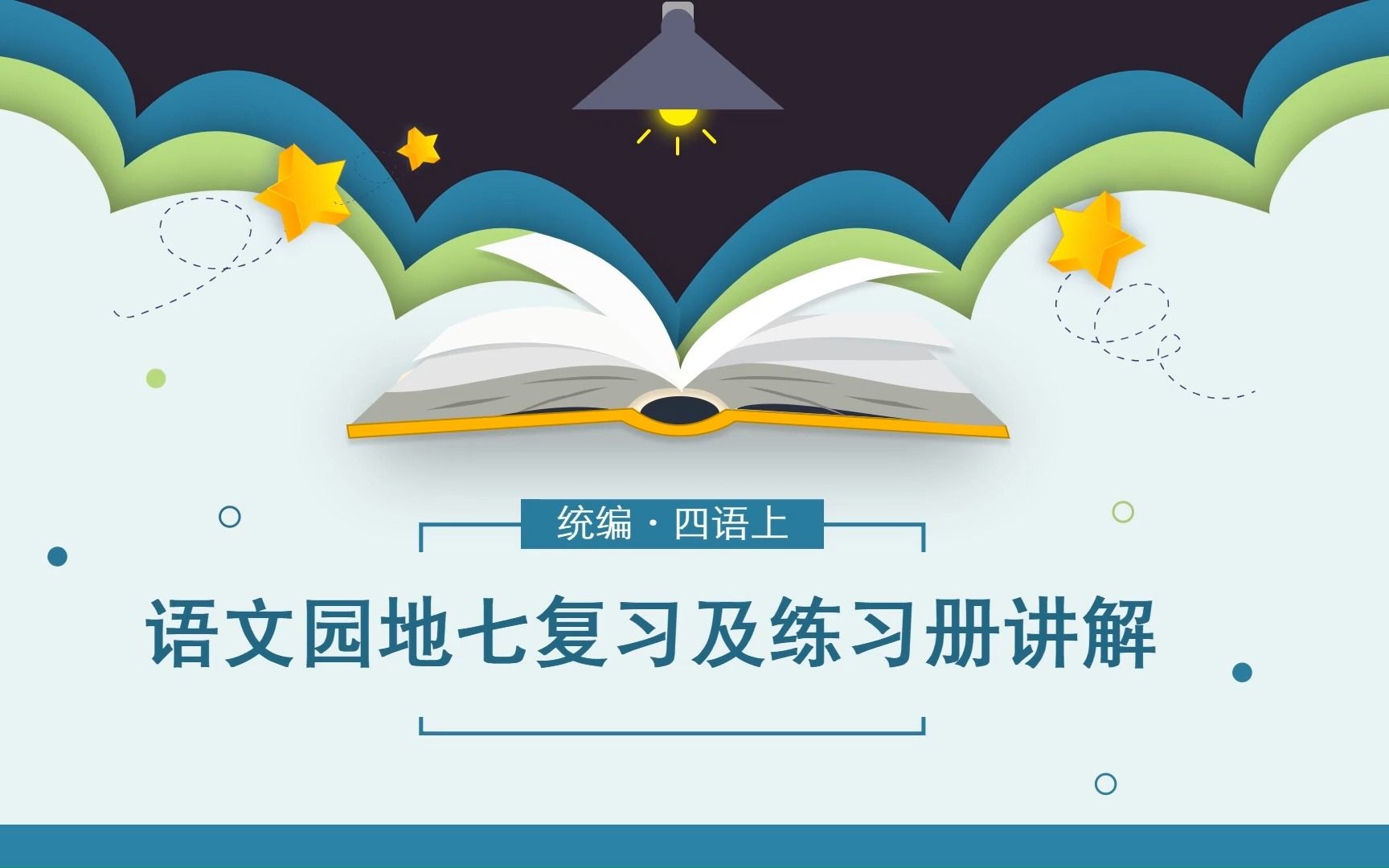 [图]求实附小四年级语文上册语文园地七复习及练习册讲解