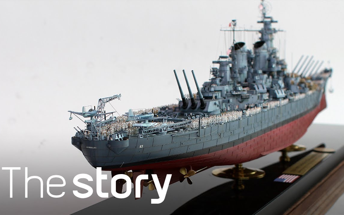 中文字幕1200美国海军密苏里号战列舰1945年东京湾日本投降书签字仪式