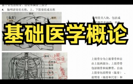 [图]基础医学概论知识点咋学？专业课复习笔记