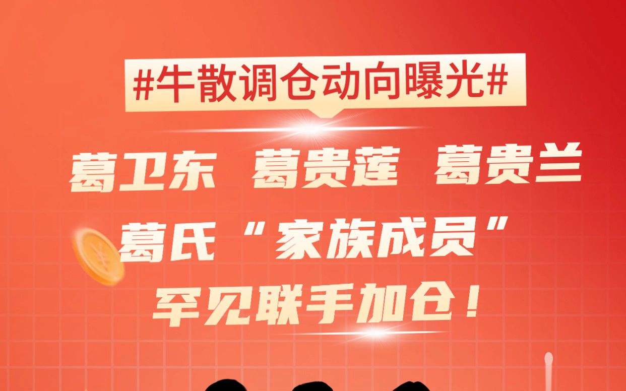 葛卫东 葛贵莲 葛贵兰,葛氏“家族成员”罕见联手加仓!哔哩哔哩bilibili