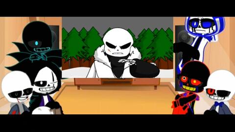 UNDERTALE & UNDERFELL REACT TO VHS!SANS VS WIKI!SANS (REQUEST