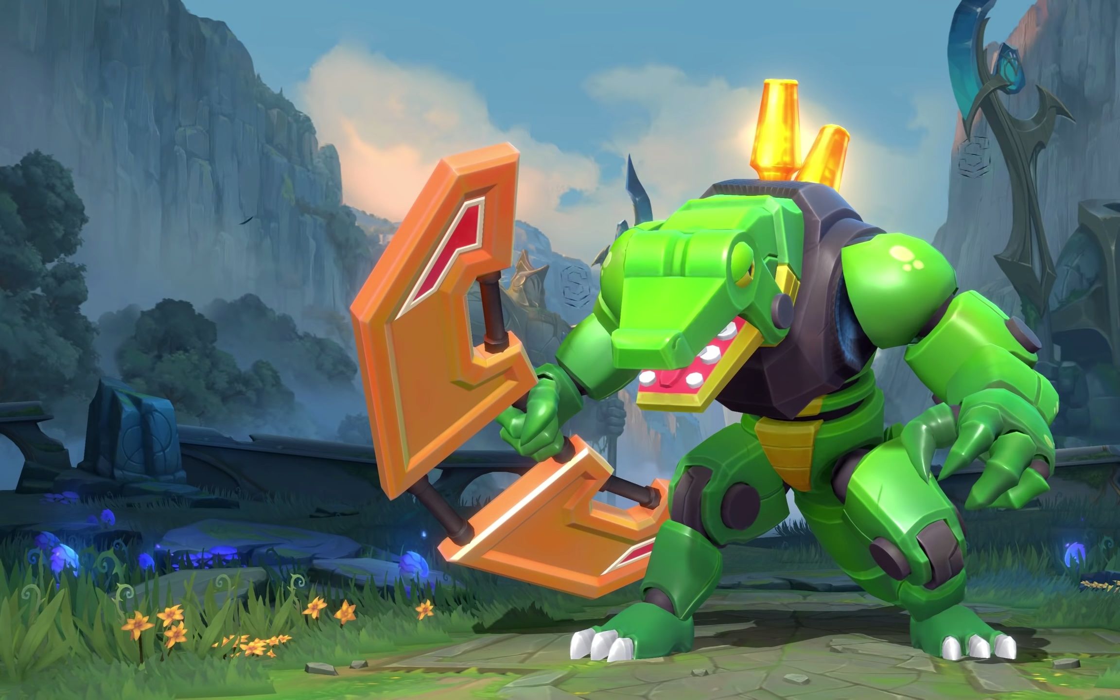 鳄霸 雷克顿 皮肤视频 - lol英雄联盟手游 renektoy wild rift skin