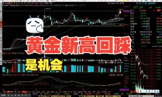 下载视频: 黄金突破新高后的回踩是机会，A股短期看回调