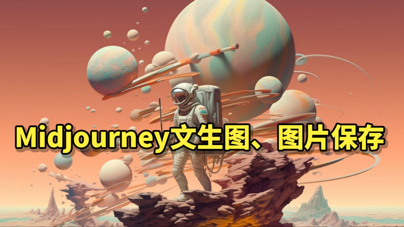 【文生图】Midjourney如何生成图片保存图片哔哩哔哩bilibili