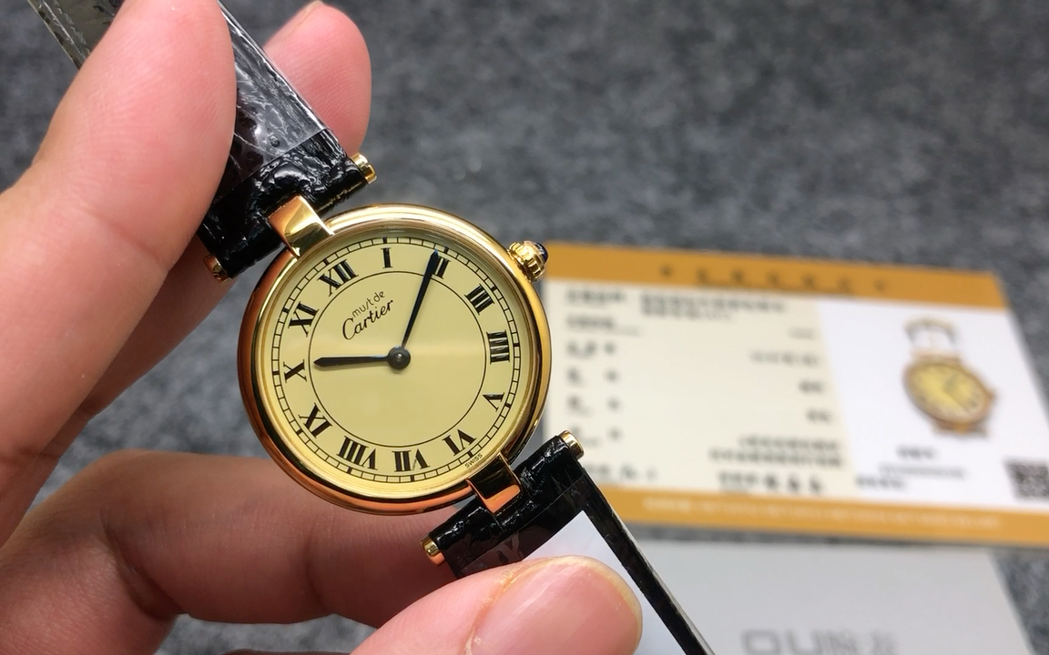 ou腕表 卡地亚中古表 卡地亚小金表 包金手表 价格不贵