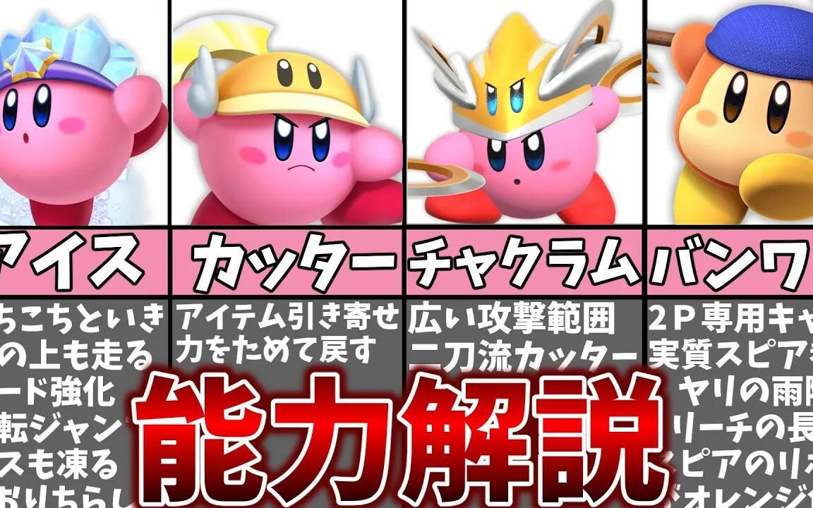 剧透注意星之卡比探索发现复制能力解说②弯刀双持环刃冰冻冰霜行者和