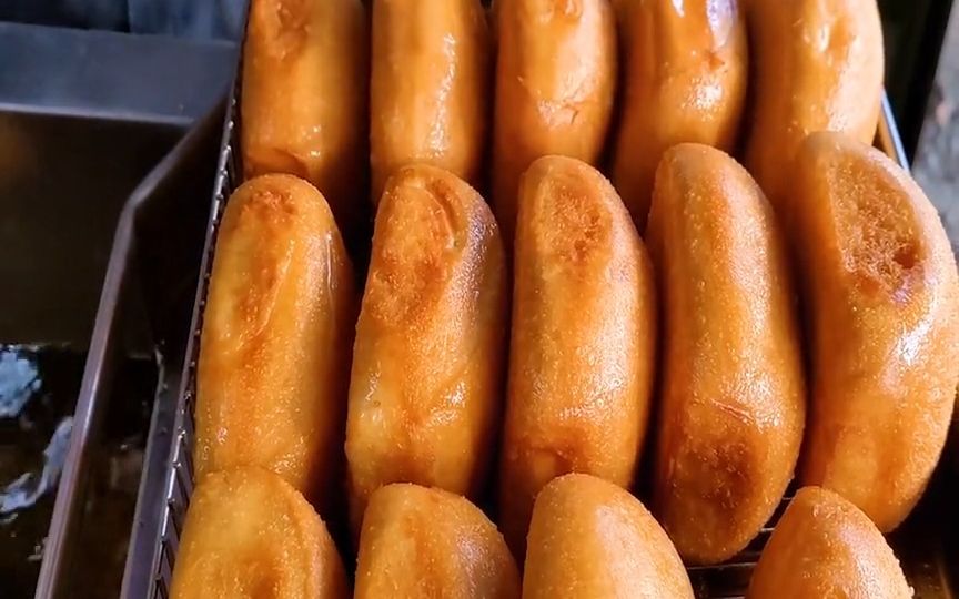 炸馒头梅菜夹肉,中国式汉堡