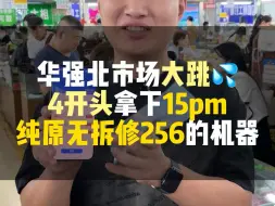 下载视频: 美版15系列大跳水 今天档口15pm只需要4400块！便宜吗兄弟呢你