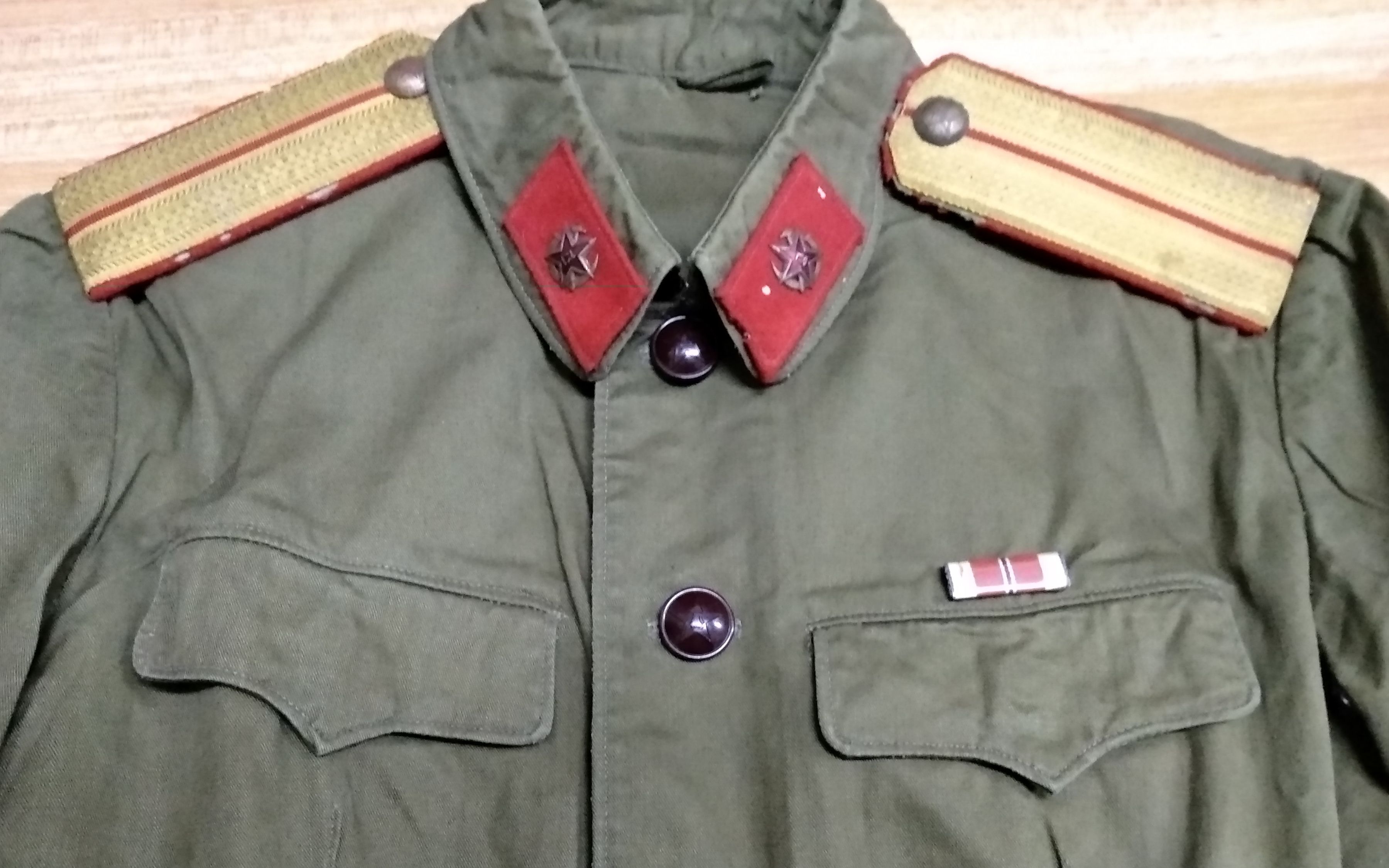 [热血殷红]解放军五五式常服肩章试戴——萌新试制版