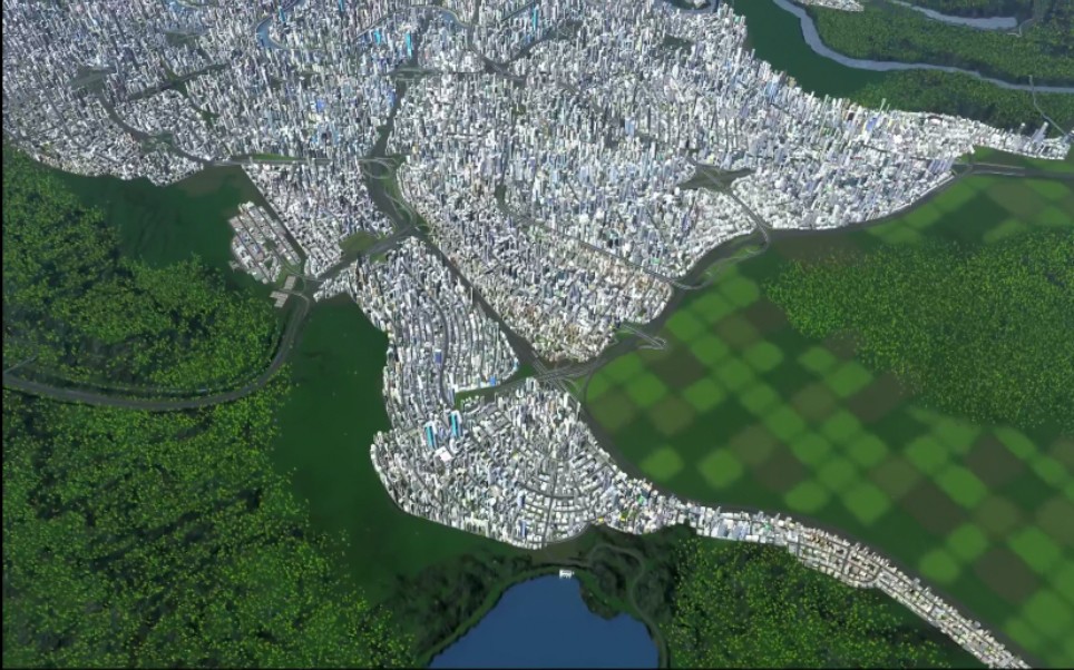【都市:天际线】一座超过100万人口的城市是什么样子?