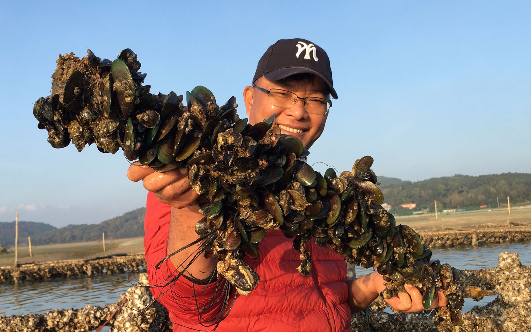 闲牛赶海找对地方了,这里的海货泛滥到处是,随便逛一下就爆桶了