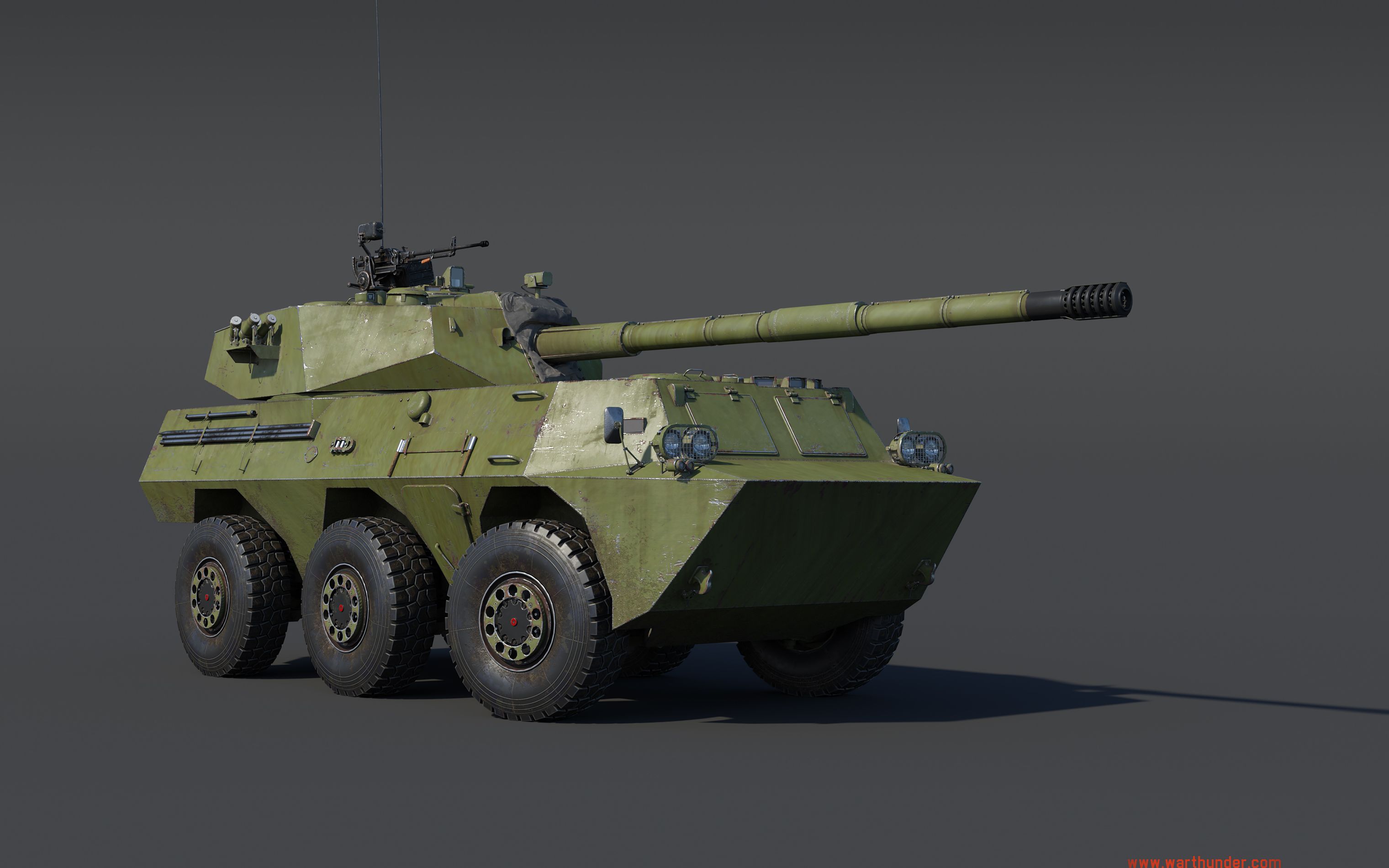 18测试服(一测)】ptl-02轮式突击炮预览试驾