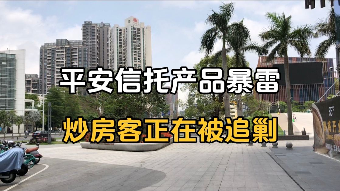 平安信托产品暴雷,炒房客被追剿,敲响旧房地产的丧钟哔哩哔哩bilibili