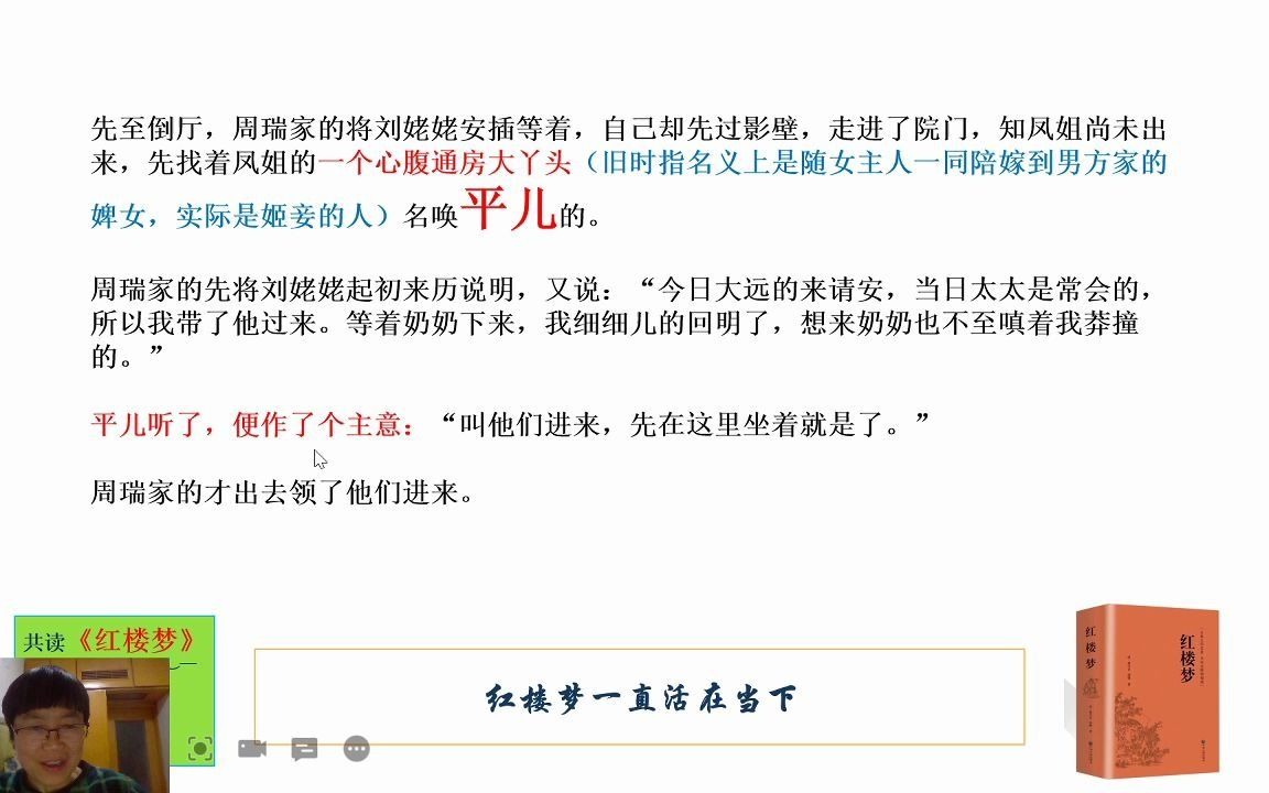 《红楼梦》原著共读:6贾宝玉初试云雨情 刘姥姥一进荣国府(下)(刘姥姥见凤姐)哔哩哔哩bilibili