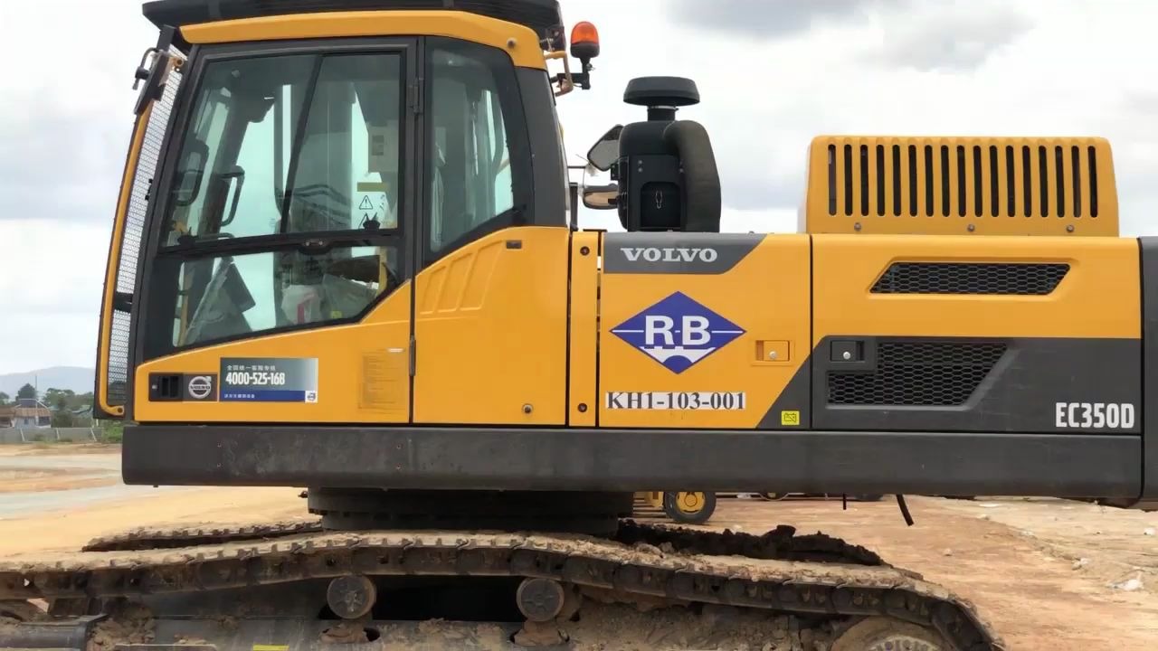 沃尔沃 ce350d 挖掘机_哔哩哔哩 (゜-゜)つロ 干杯~-bilibili