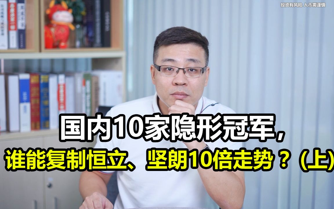 国内10家隐形冠军,谁能复制恒立、坚朗10倍走势?(上)哔哩哔哩bilibili