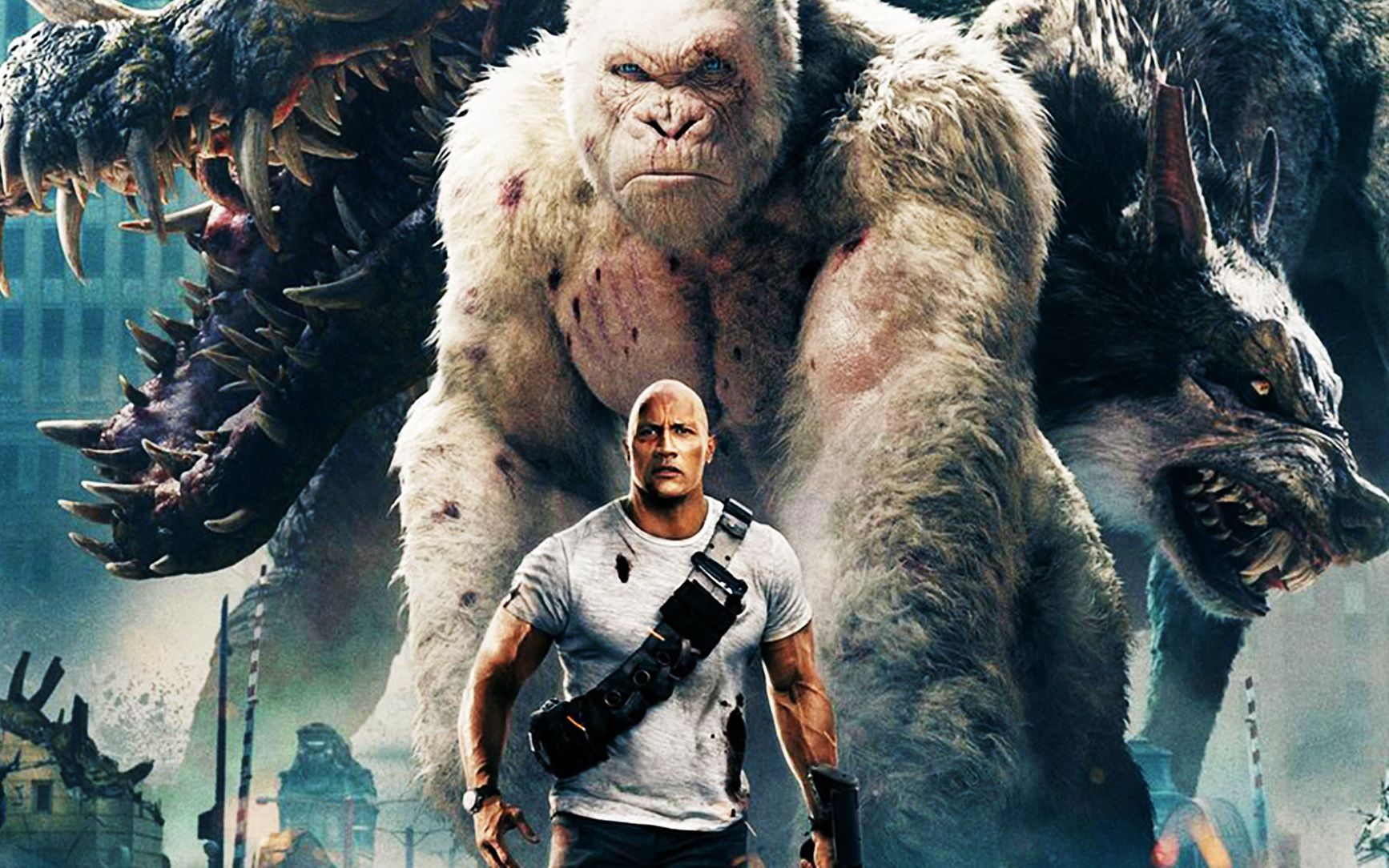 巨猿恢复理智,调皮的模样再次出现,与强哥联手对抗变异鳄鱼_哔哩哔哩