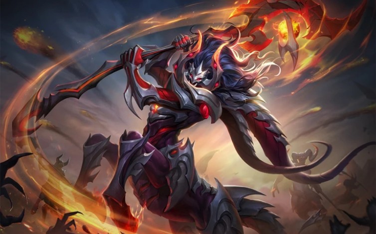 【英魂之刃口袋版】 蚩尤皮肤特效 狂怒灾灵