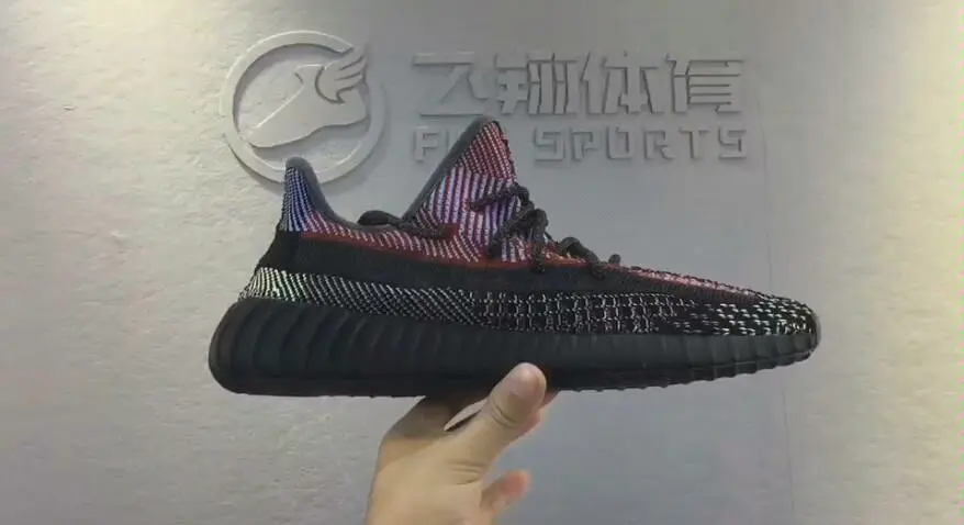 Adidas Yeezy Boost 350V2 Yecheil RF 黑红满天星- FX4145_哔哩哔哩_