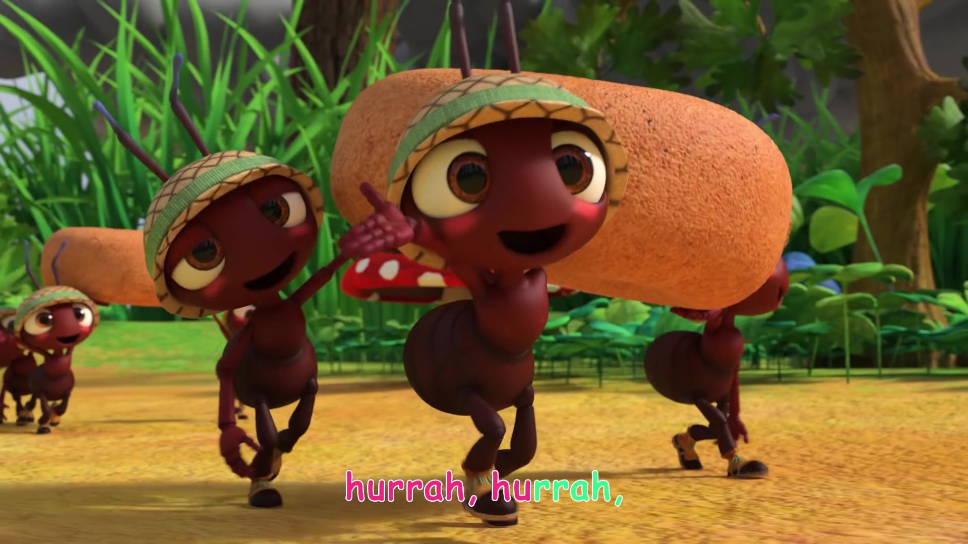 高清儿童早教视频theantsgomarching英语启蒙慢速儿歌cocomelon