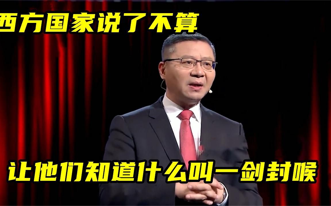 张维为精彩演讲:制裁不是西方国家说了算,我们必要时得亮出肌肉