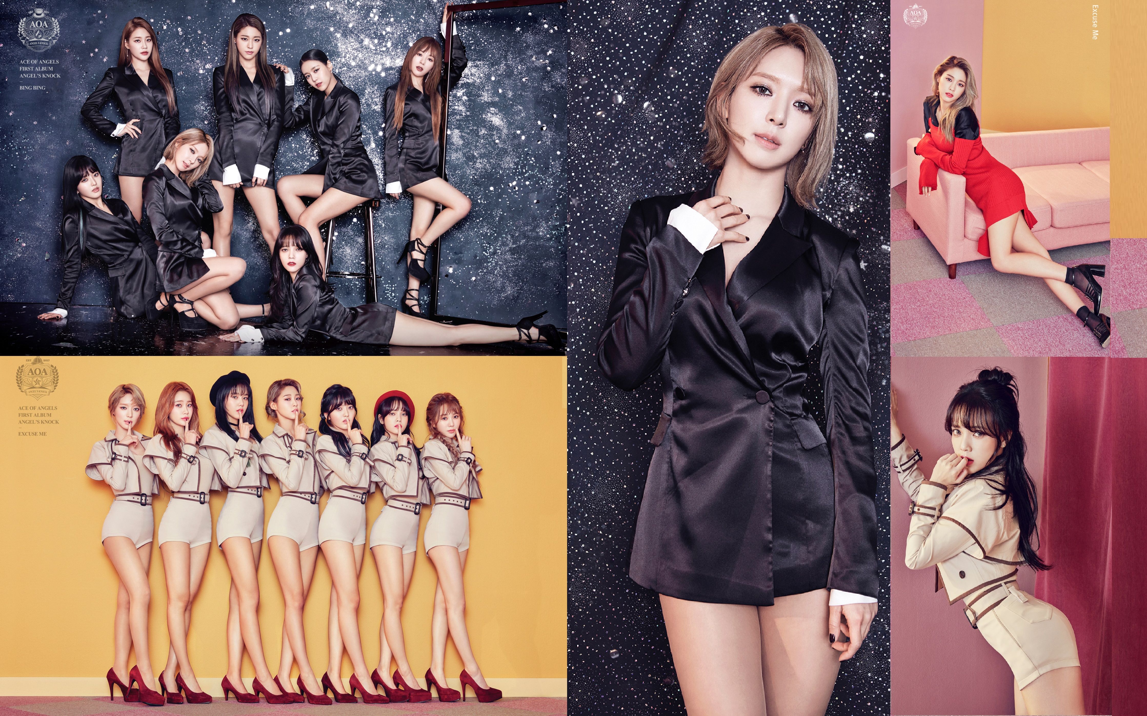 活动作品aoabingbing舞台混剪草娥在天使团最后的打歌舞台aoa不愧为三