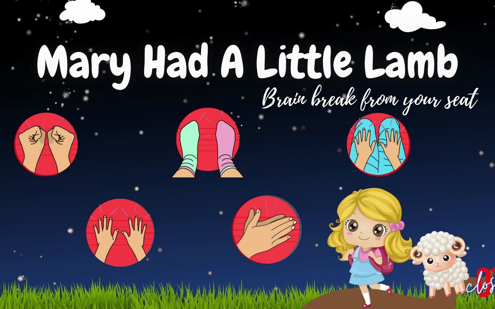 [图]Brain Break拍手游戏-Mary has a little lamb