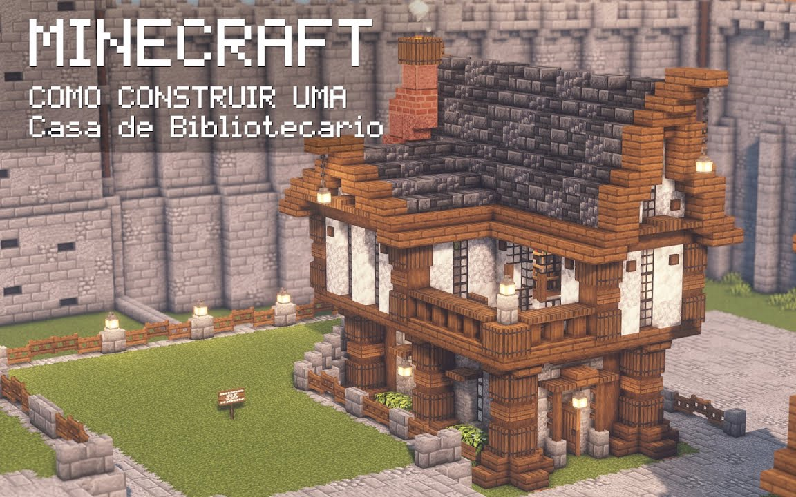 【Minecraft建筑教程】如何建造图书管理员房屋哔哩哔哩bilibili我的世界